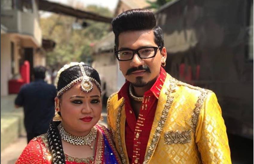 एक एक्ट के दौरान हर्ष ने भारती लिफ्ट किया लेकिन भारती की लैडिंग गलत हो गई 