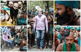 Drought, Farmer, Tamil Nadu, Centre, Loan, Loan waiver, Weather, PM Narendra modi, Jantar Mantar, Drought hit, Rain, Delhi, Tamil Nadu farmers, run naked, PM office, Narendra Modi, tamil farmers protests, tamil farmers jantar mantar, jantar mantar protests, tamil nadu, tamil nadu government, bjp, modi government, tamil nadu news, tamil farmers news, india news