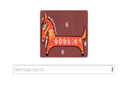 google doodle, jamini roy, indian painter