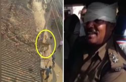 VIDEO: तेंदुए ने बोला धावा तो जान बचाने के लिए छत से कूद गया फॉरेस्ट अफसर, कैमरे में हुआ कैद