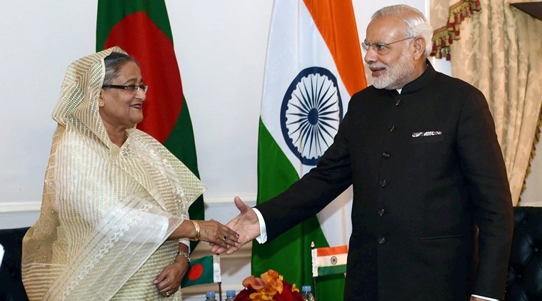 बांग्लादेश की प्रधानमंत्री शेख हसीना शुक्रवार दोपहर चार दिवसीय भारत दौरे पर पहुंचेंगी। 