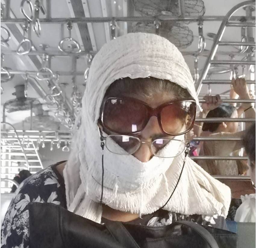 मुंबई लोकल डायरीस... (Source: Anushree Fadnavis, Instagram)