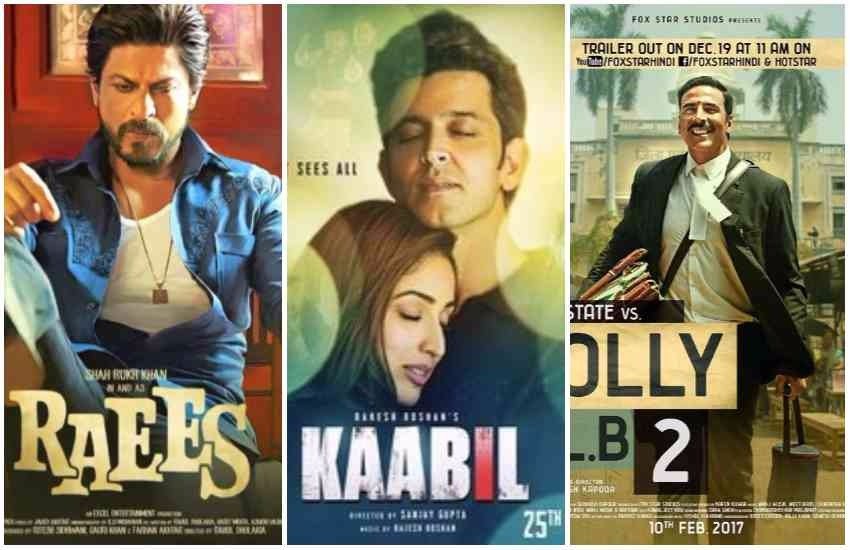 Shah Rukh Khan, Akshay Kumar, Hritik Roshan, Raees, Kaabil, Jolly LLB 2, Box Office Collection, Biggest Box Office Collection, Entertainment news in HIndi