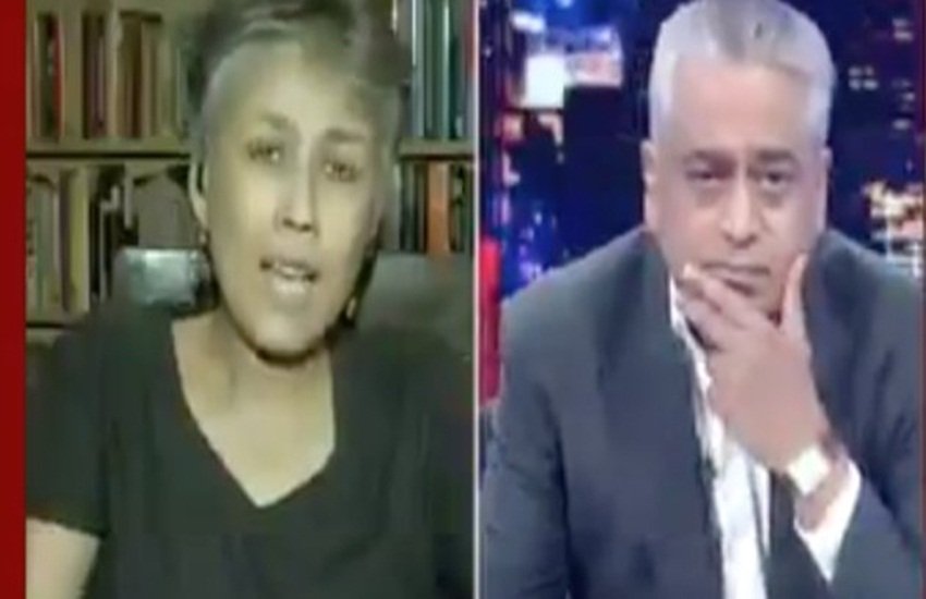 इंडिया टुडे को लाइव शो में नंदिता सुंदर और राजदीप सरदेसाई।(तस्वीर वीडियो से ली गई है) इंडिया टुडे को लाइव शो में नंदिता सुंदर और राजदीप सरदेसाई।(तस्वीर वीडियो से ली गई है)