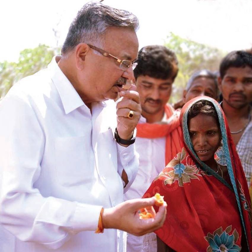 Chhattisgarh Chief Minister Raman Singh, Raman Singh, maintenance man"
