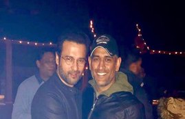 ms dhoni, rohit roy, ipl, ipl 2017, rohit roy dhoni, dhoni rohit roy meeting, ms dhoni news, mahendra singh dhoni, indian premier league, ms dhoni ipl
