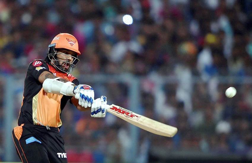 shikhar dhawan, shikhar dhawan shot, sunrisers hyderabad, kkr vs srh, SRH vs KKR, kolkata knightriders, ipl, IPL 2017, video analyst, cricket news