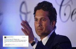 सचिन तेंदुलकर ने ली राजदीप सरदेसाई की चुटकी, कहा- 24 साल तक क्रिकेट खेला लेकिन आप इंप्रेस नहीं हुए