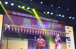 Sunil Grover, Kiku Sharda, Talkatora Stadium
