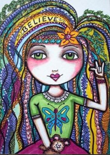 रिया सोमानी यानी श्रद्धा ने इस पेंटिंग की तस्वीर अपने इंस्टाग्राम अकाउंट पर शेयर की थी।