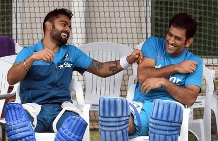 Virat Kohli, MS Dhoni, Cricket News, Sports News, MS Dhoni misses a catch, Kohli burst out laughing after MS misses a catch, INDIA vs BANGLADESH Warm Up Match, ICC Champions Trophy 2017 Virat Kohli, MS Dhoni, Cricket News, Sports News, MS Dhoni misses a catch, Kohli burst out laughing after MS misses a catch, INDIA vs BANGLADESH Warm Up Match, ICC Champions Trophy 2017