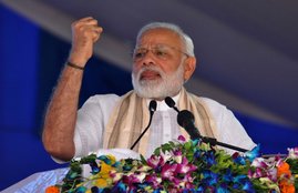 Narendra Modi, Modi, PM Modi, PM Narendra Modi, Three years of narendra Modi, three years of modi government, three years of NDA government, BJP, NDA, Amit shah, BJP celebrations, India news, hindi news, jansatta