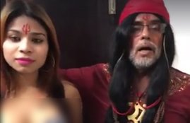 Swami Om, Swami Om Dance Video, Swami Om with Bikini Girl, Swami Om Dancing, Swami Om Controversial Video, Swami Om Dance Photos, Swami Om Viral Video, Bollywood News in Hindi, Entertainment News in Hindi