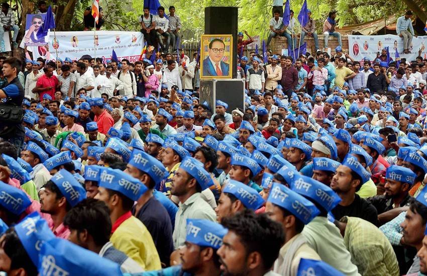 Saharanpur Violence, Saharanpur Riots, Bhim Army, Bheem Army, ChandraShekhar Azad Bhim Army, AISa, Jantar mantar, Communal Violence, Communal Riots, Hindi News