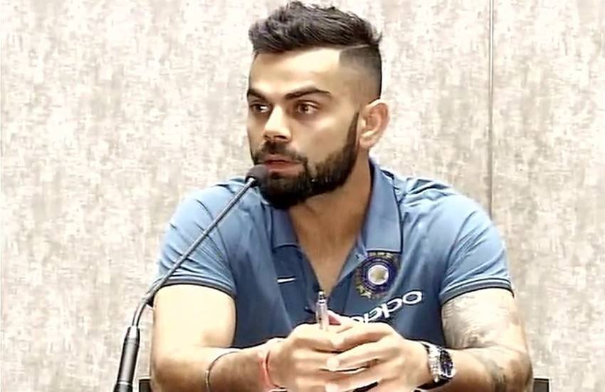 Virat Kohli, Virat Kohli Press Conference, ICC Champions Trophy, Cricket News, Sports News, Virat Kohli Address Media Before leaving for UK, Team India, Captain Virat Kohli Virat Kohli, Virat Kohli Press Conference, ICC Champions Trophy, Cricket News, Sports News, Virat Kohli Address Media Before leaving for UK, Team India, Captain Virat Kohli
