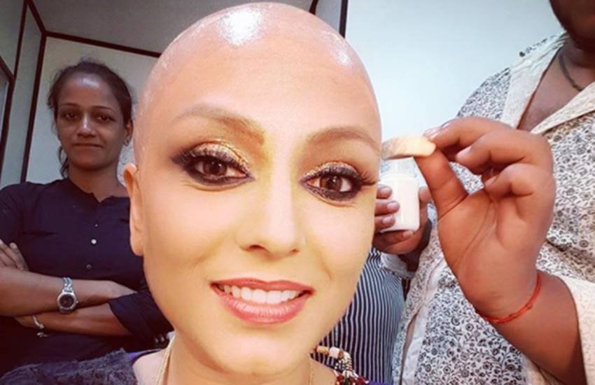 Anjali Mukhi, Ishqbaaz, Anjali Mukhi Bald