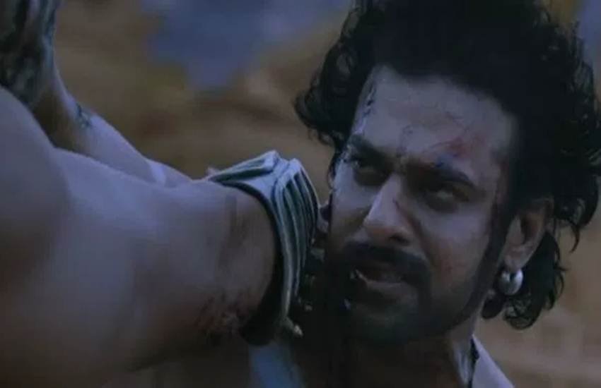 बाहुबली 2 के नए टीजर का एक सीन।