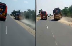 बस ड्राइवरों की दिल दहला देने वाली रेस का वीडियो वायरल, देखकर रह जाएंगे हैरान