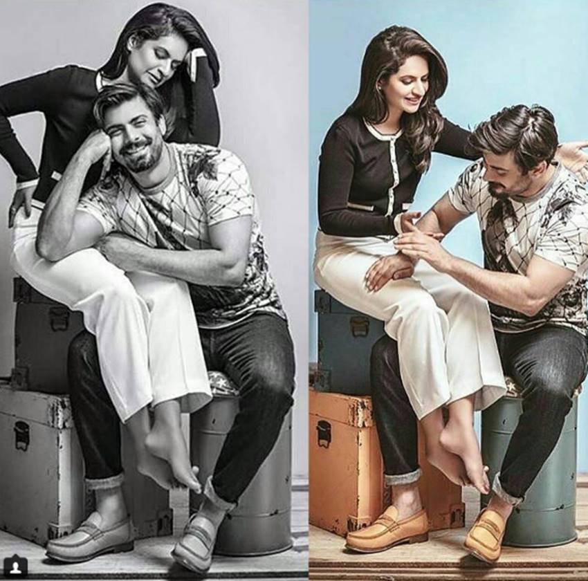 Fawad Khan, Sadaf Khan, Masala Magazine, Fawad and Sadaf Photoshoot