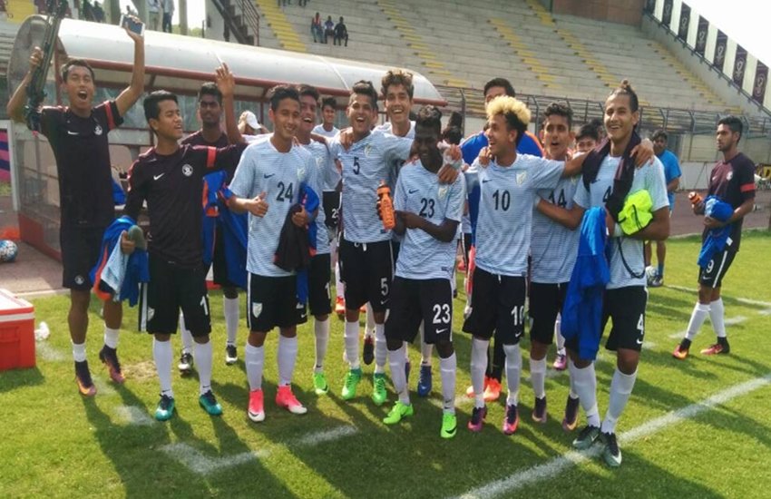 भारतीय अंडर-17 टीम ने इटली को 2-0 से हराकर रच दिया इतिहास भारतीय अंडर-17 टीम ने इटली को 2-0 से हराकर रच दिया इतिहास