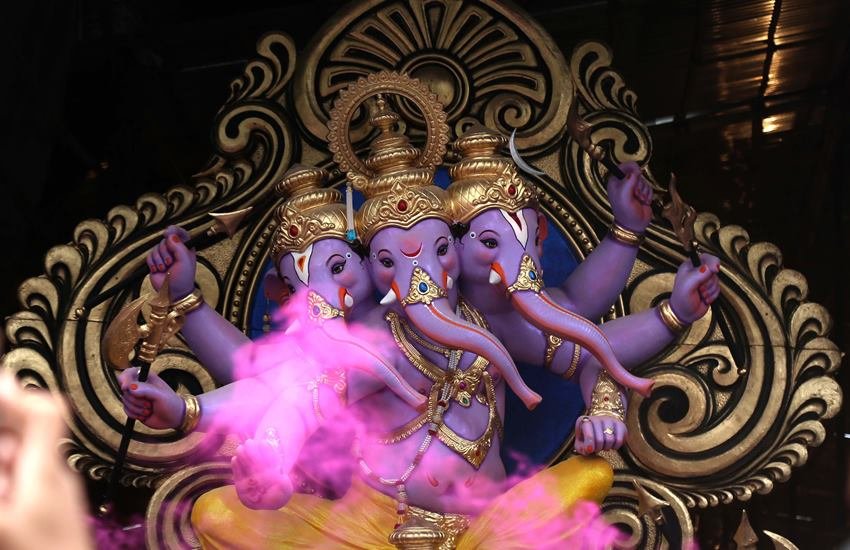 भगवान गणेश की मूर्ति। 