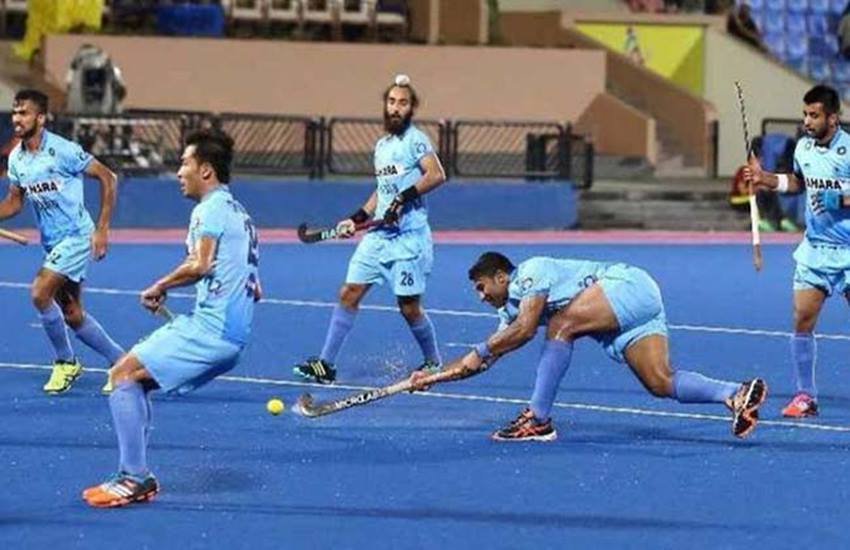 Indian, team, left, three-nation, tournament, Germany, hockey