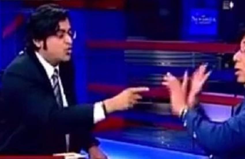 तस्वीर का इस्तेमाल अरनब गोस्वामी के डिबेट शो के वीडियो से किया गया है। 