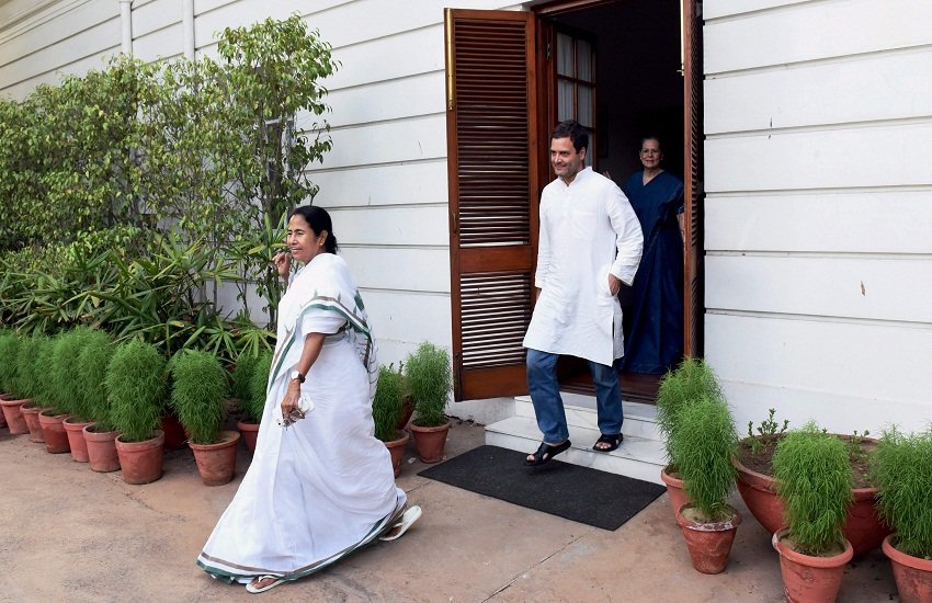 mamta banerjee, Sonia Gandhi, Rahul Gandhi