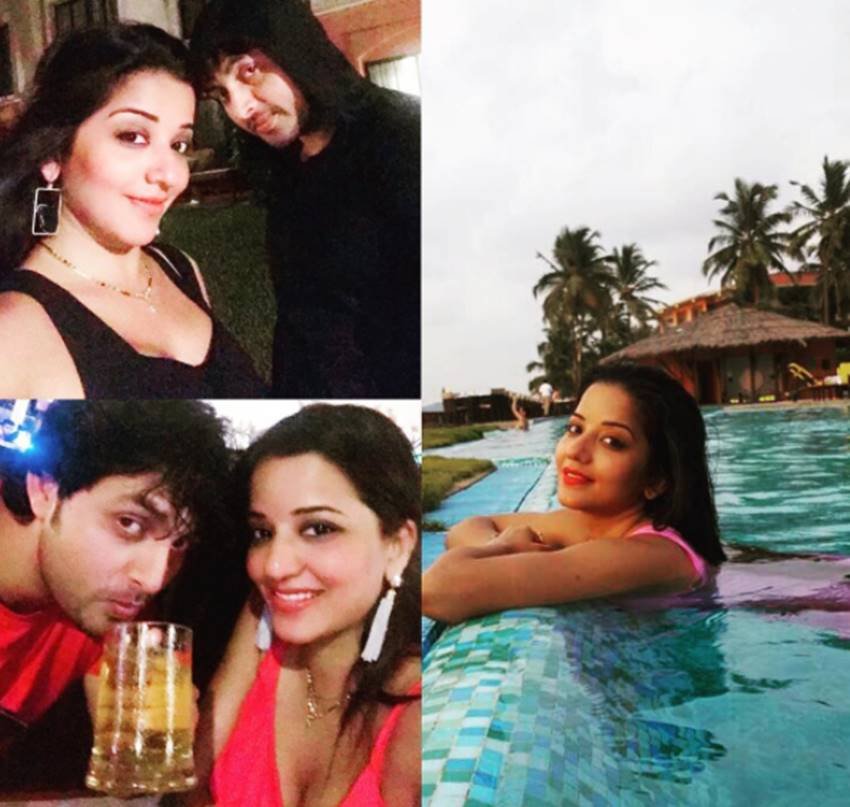 monalisa, vikrant singh rajput, nach bliye 8, hoilday in goa