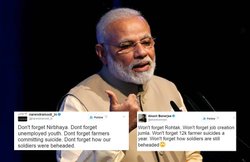 रोहतक गैंगरेप के बाद शेयर क‍िया जा रहा नरेंद्र मोदी का पुराना ट्वीट- निर्भया को मत भूलना, बेरोजगार युवाओं को मत भूलना, आत्महत्या कर रहे किसानों को मत भूलना…