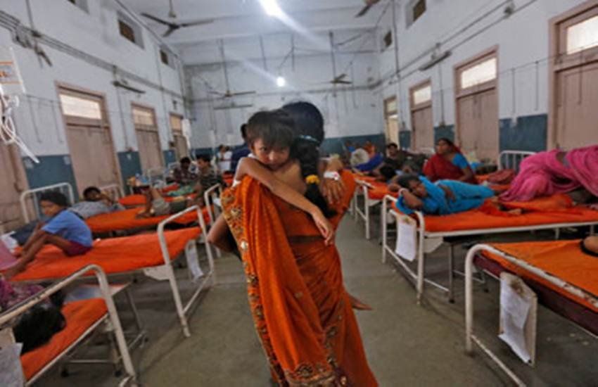 बिहार के PMCH अस्पताल ती तस्वीर (फोटो- Reuters) 