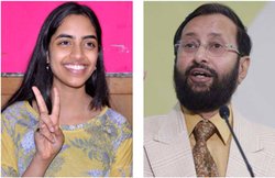 खुद प्रकाश जावड़ेकर ने फोन कर रक्षा गोपाल को दी CBSE टॉपर होने की जानकारी, कहा- पॉलिटिकल फ्रैटर्निटी में तुम्हारा स्वागत है