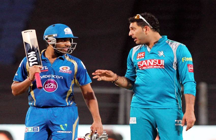 yuvraj singh, rohit sharma, yuvraj rohit, rohit sharma birthday, ritika sajdeh, rohit sharma wife, hazel keech, cricket news, ipl, sports news hindi