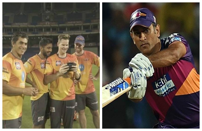 VIDEO : मैदान पर आरपीएस के कप्तान स्टीव स्मिथ इस तरह रख रहे हैं महेंद्र सिंह धोनी पर ‘नजर’