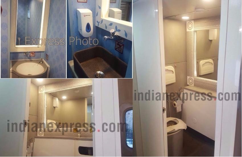 भारतीय रेलों में सफर करते हुए जिन समस्याओं से ज्यादातर यात्री जूझते होंगे उन्ही में से एक साफ टॉयलेट्स की लेकिन अब ऐसा लगता है यह समस्या भी जल्द ही दूर हो जाएगी। अब रेल की नॉन-एसी पैसेंजर ट्रेनों में भी किसी हवाई विमान जैसी सुंदर टॉयलेट्स बनाई जाएंगी। (Photo Source : Indianexpress.com)