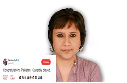 चैंपियंस ट्रॉफी: बरखा दत्‍त ने पाकिस्तान को दी जीत की बधाई तो भड़के लोग, एक ने कहा- सच्चे पाकिस्तानी की सच्ची देशभक्ति