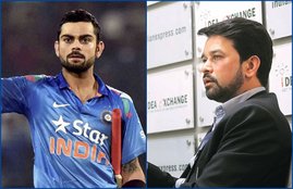 Former BCCI President Anurag Thakur, virat should be the boss, kohli is the boss, virat kohli, Anurag Thakur, Former BCCI President, india, team india, anil kumble