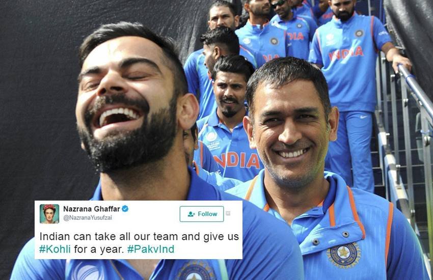 Virat Kohli vs Pakistan, IND vs PAK, India vs Pakistan, Virat Kohli vs Pakistani Cricket team, Nazrana Ghaffar, Nazrana Ghaffar Trolled, Virat Kohli for Pakistan, विराट कोहली, पाकिस्‍तान क्रिकेट टीम, नजराना गफ्फार
