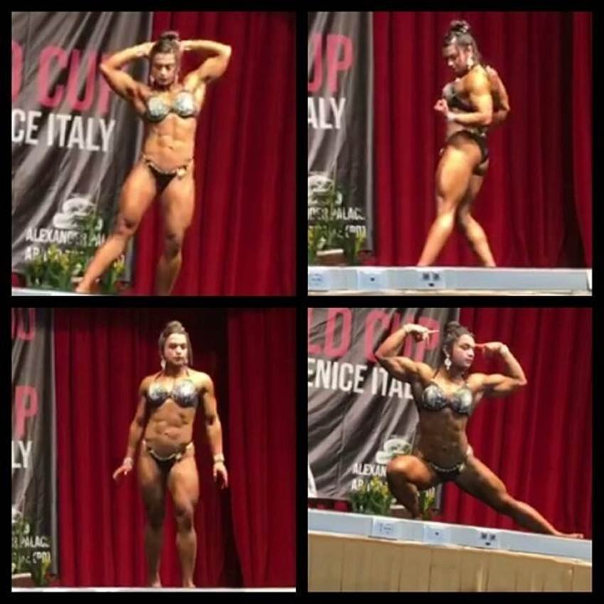 "dehradun girl bhumika sharma won the miss world title in world bodybuilding championship 2017, world bodybuilding championship 2017 news, miss world bhumika sharma in bodybuilding championship news, bodybuilding championship news, bhumika sharma bodybuilder news, bhumika sharma news, indian girl won world bodybuilder championship title news, jansatta news, sports news
