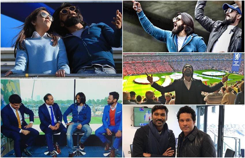 india pakistan champions trophy 2017, edgbaston birmingham, ranveer singh, sachin tendulkar, dhanush, virender sehwag, nita AMbani, Saurabh ganguly