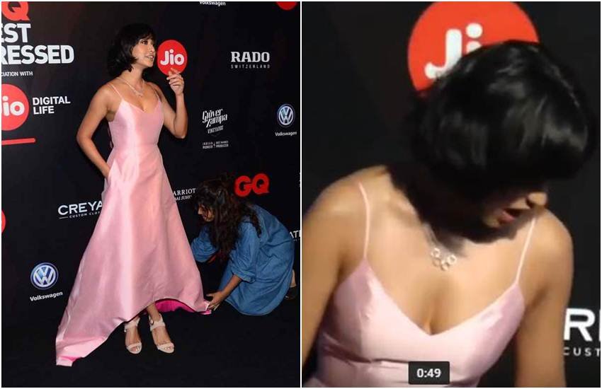 sayani gupta oops moments, Jolly LLB2 Actress Sayani Gupta, GQ Best Dressed 2017, GQ Best Dressed Event