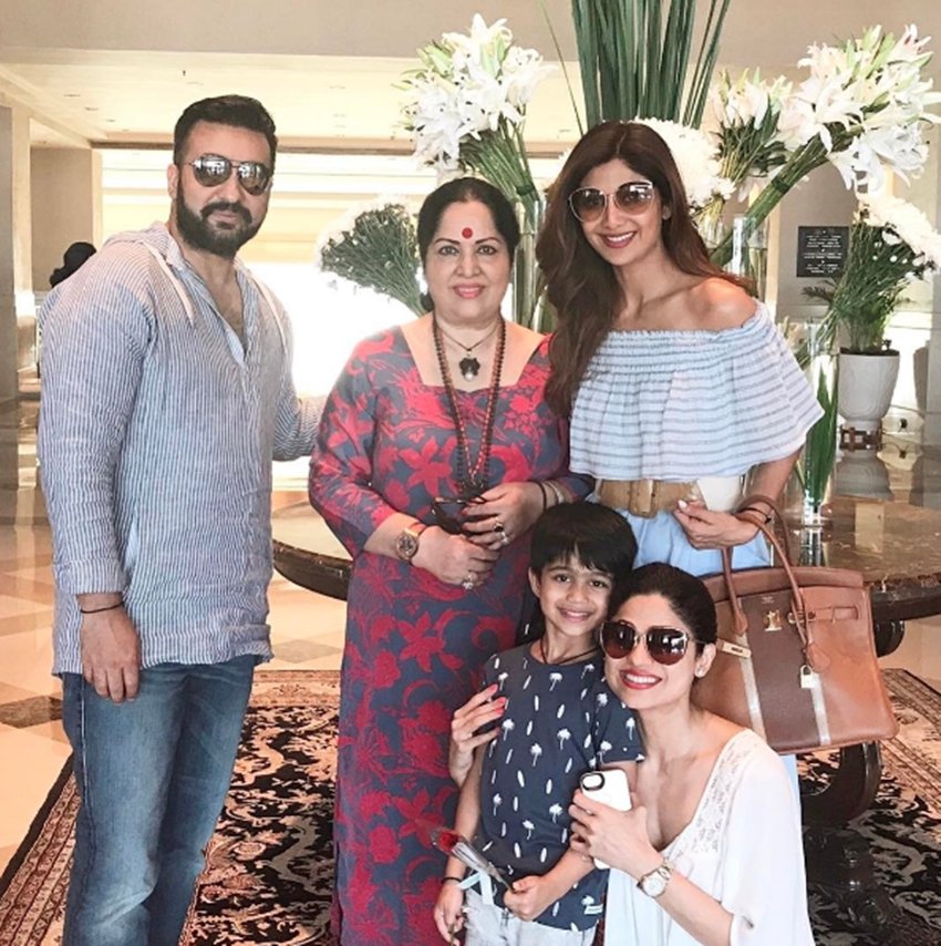Shilpa Shetty Kundra, Raj Kundra, Shah Rukh Khan, Viaan Raj Kundra