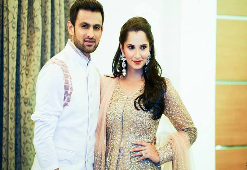 टेनिस स्टार सानिया मिर्जा और उनके पति शोएब मलिक। 