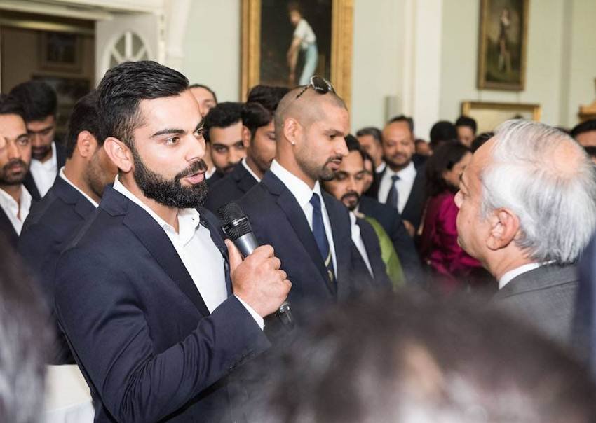 virat kohli, team india, bcci, shikhar dhawan, mahendra singh dhoni, ms dhoni, anil kumble, indian high commission, cricket, sports news,