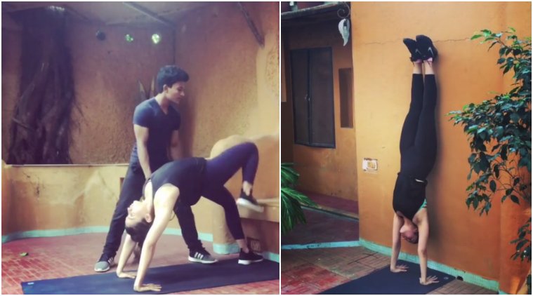 आलिया भट्ट भी पिछले दिनों योग करती नजर आई।