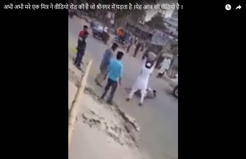 तस्वीर वायरल वीडियो का स्क्रीनशॉट है।