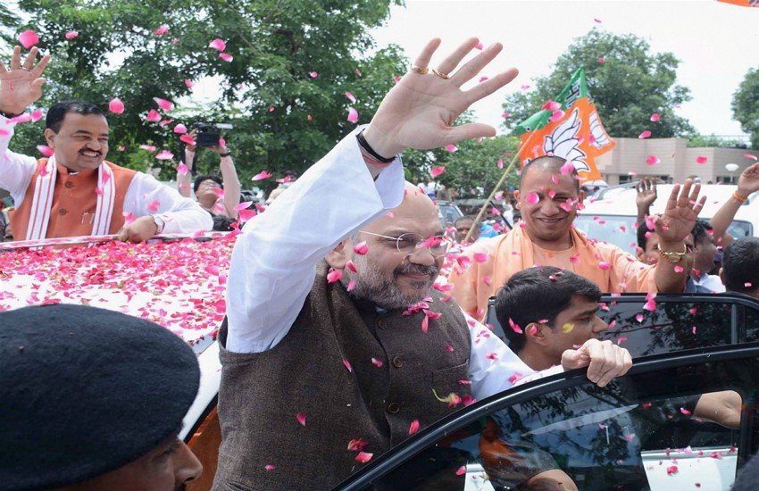 Amit shah, bjp, bjp president Amit shah, Amit shah uttar pradesh visit, uttar pradesh news, Lucknow news, Hindi news, Jansatta