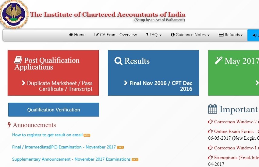 icai result, icai, icai result 2017, icai cpt result 2017, ca final result, ca final results, ca final result 2017, cpt final result, icai ca cpt, icai ca cpt result, icaiexam.icai.org, www.icaiexam.icai.org, icaiexam.icai.org june result, icai cpt