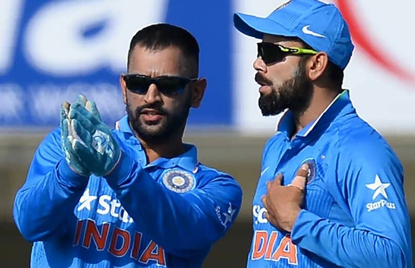 MS Dhoni and Virat Kohli