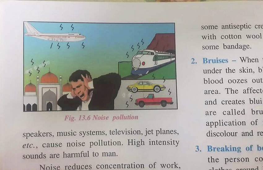 Mosque, Noise Pollution, Mosque Source of Noise, ICSE, ICSE Textbook, ICSE Book, Class 6 book ICSE, Integrated Science, Selina Publishers, Hindi News